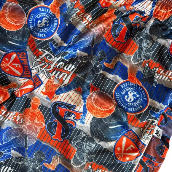 Flow Society Lacrosse Hockey Shorts Boys YXL Baseball Flow Run - Picture 2 of 2